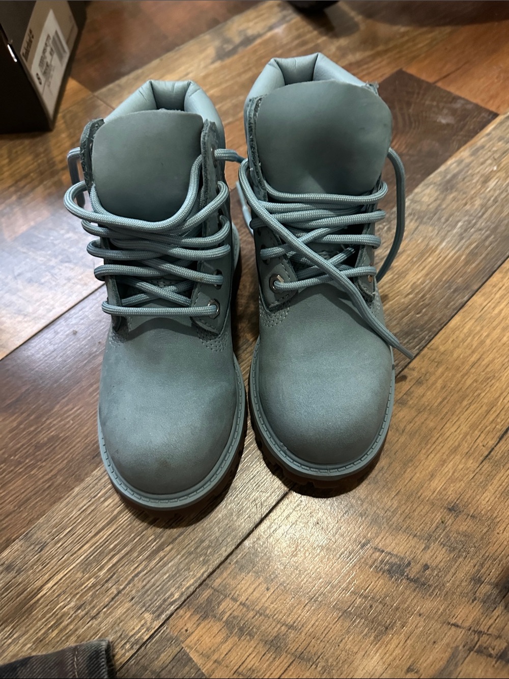 Timberland Kids Boots Teal Blue